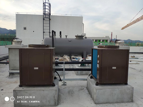 【承壓空氣能熱水工程】臺州龍湖學校熱水系統