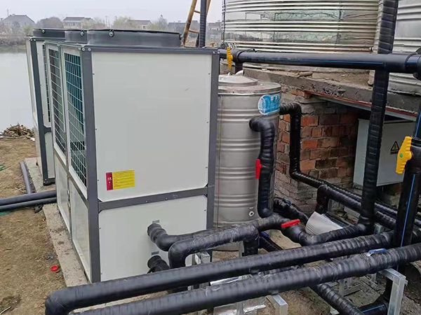 湖州鱸魚育苗養殖半自動空氣能恒溫系統