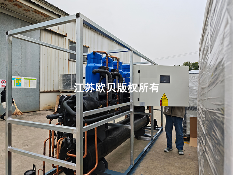 水冷渦旋冷水機組出口印度給消失模砂冷卻降溫