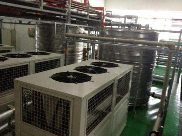 鹽城電子廠電鍍熱泵恒溫系統(tǒng)